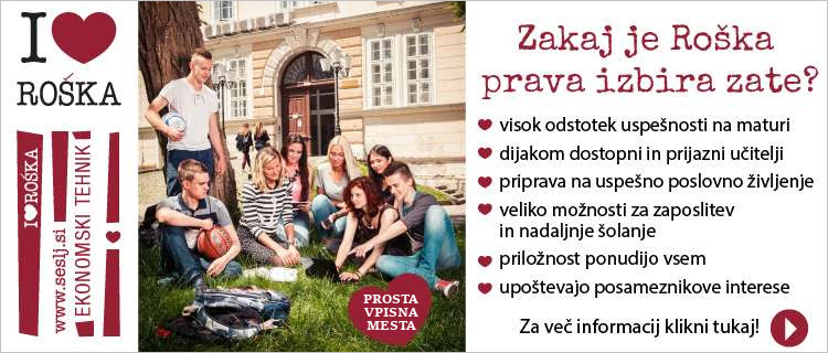 Prosta vpisna mesta 2018 - ekonomski tehnik